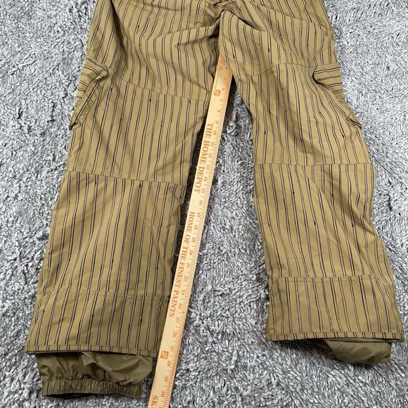 Burton White Collection Pants Men's Size XS Brown Adjustable Waist Activewear - Picture 8 of 9